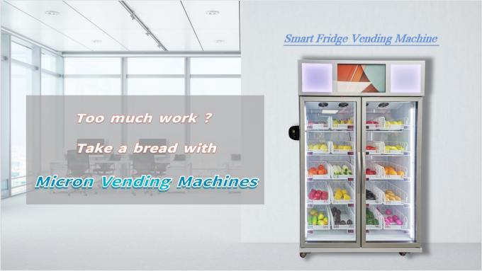 Máquina expendedora elegante del refrigerador del micrón