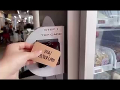 flujo de compras de máquinas expendedoras de refrigeradores inteligentes