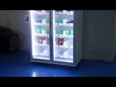 máquina expendedora de refrigeradores inteligentes de doble puerta