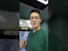 Máquina de venta inteligente con IA para refrigerios y bebidas