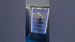 Listo para el envío a los EE.UU., la pantalla está incrustada y la máquina expendedora tiene una mejor experiencia