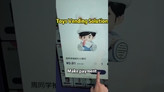 Solución de venta de juguetes, máquina expendedora de gama alta con ascensor para entregar juguetes IP #vendingmachine