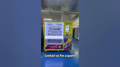 Juguetes Pokémon y tarjetas TCG máquinas expendedoras de tarjetas listas para el envío, medio de recogida, puerta automática, WM600