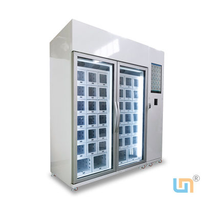 Máquina expendedora de taquillas congeladas de capacidad personalizable con refrigerante R290 eficiente -22℃~20℃ para la venta de carnes y mariscos congelados