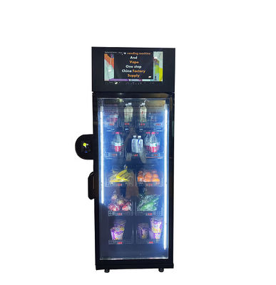 CALIDAD  240V Smart Fridge for snack cold drink Vending Machine with nayax card reader fábrica