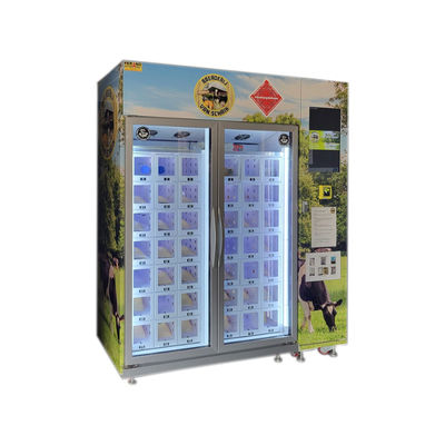 CALIDAD  Refrigerated Vending Machines For Dairy Products -22~20℃ Automated Cheese Vending Machine fábrica