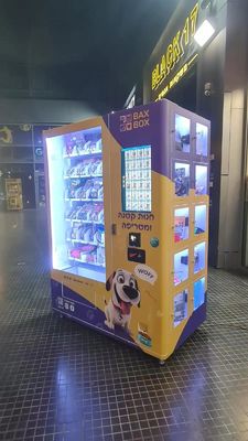 Máquina expendedora combo con taquillas 21.5 pulgadas pantalla táctil SDK función