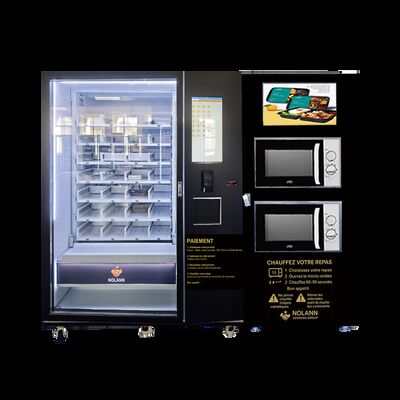 CALIDAD  Big Capacity Hot Food & Pizza Vending Machine with Microwave Heating and Refrigeration System fábrica