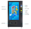 Pequeña máquina expendedora de la bebida de la pantalla táctil, equipo negro de la máquina expendedora
