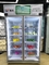 máquina expendedora elegante del refrigerador con la verdura de la venta del lector de la tarjeta de crédito, fruta, carne congelada