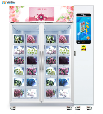 Refrigerante respetuoso del medio ambiente fresco de la máquina expendedora R290 de la flor del ramo de la extra grande