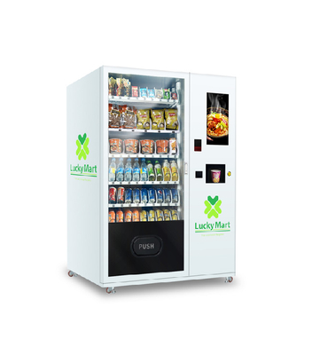Máquina expendedora en la venta elegante de los tallarines de la agua caliente de las máquinas expendedoras de los snacks de los tallarines de taza de Malasia