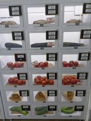 Panes Máquina expendedora de alimentos frescos Taquillas de gran capacidad en Francia