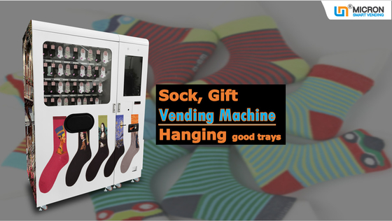 El colgante de las mercancías Tray Custom Vending Machine For calza calcetines de la ropa