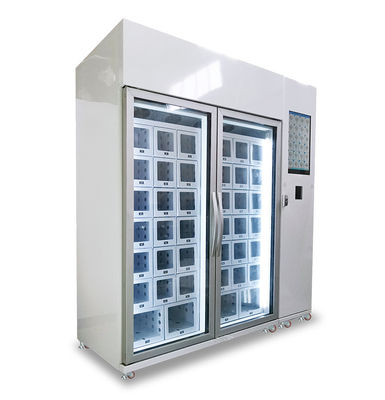 Máquina expendedora de enfriamiento del armario de la torta de la taza con el sistema elegante del refrigerador R290 y del micrón
