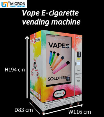 Máquina expendedora automática de Vape del E-cigarrillo con la pantalla táctil de 55 pulgadas