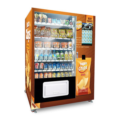 Autoservicio Snack Bebida 662 Bebidas frías Máquina expendedora con Telemetría Elevador Infrarrojo