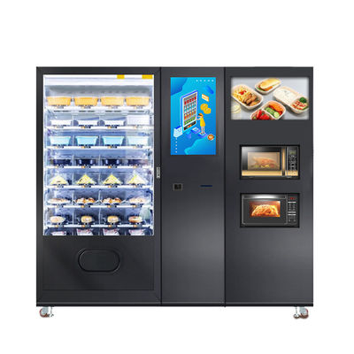 Máquina expendedora de encargo de desayuno del público del bocadillo conveniente de la comida con microonda