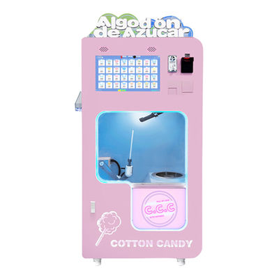 Micron Automatic 32 Fruit Flavor Pequeña máquina expendedora de algodón para comercios de comida callejera con un precio asequible
