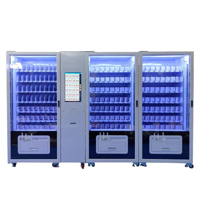 Negocio de máquinas expendedoras de gran capacidad Combo Snacks Bebidas Máquina expendedora en tienda de autoservicio