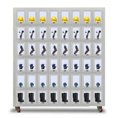Máquina de venta de equipos de protección personal automática de autoservicio para guantes de herramientas en la fábrica
