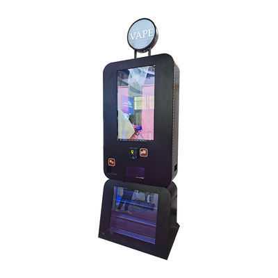 32 pulgadas de pantalla táctil Lightbox Promoción de verificación de identificación máquina expendedora para vape Nic e-cig