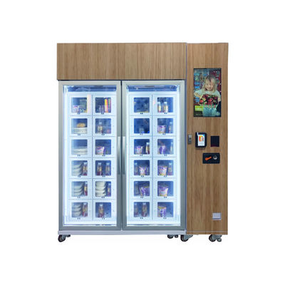 Máquina de venta de flores de ramos frescos de refrigeración comercial de Micron en tiendas minoristas no tripuladas