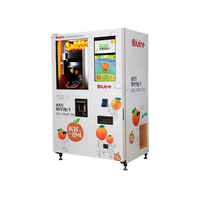 Máquina de venta de jugo de naranja 100% recién exprimido con sistema de limpieza automática