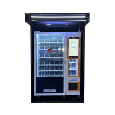 Comodidad Bocadillos Bebidas abrigos de lluvia de combinación Paraguas plegables Máquina expendedora para ubicación exterior