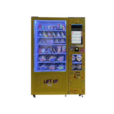 Máquina de venta de alimentos frescos fácil de usar con múltiples opciones de pago