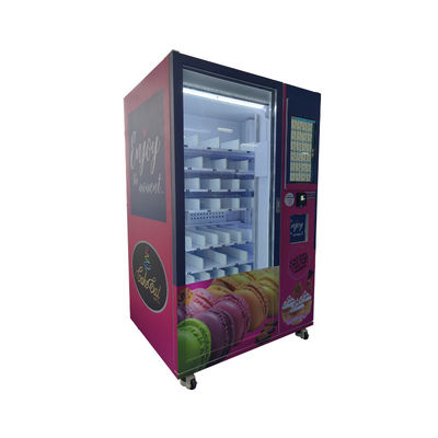 21Máquina de venta de comida con pantalla táctil de 5 pulgadas con desarrollo de software interno