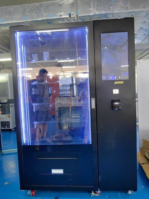 24V de calefacción eléctrica desembarazamiento de puertas de vidrio lavado de polvo máquina expendedora