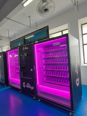 Máquina vendedora de snacks de envío de puerta a puerto con pantalla superior Servicios OEM / ODM