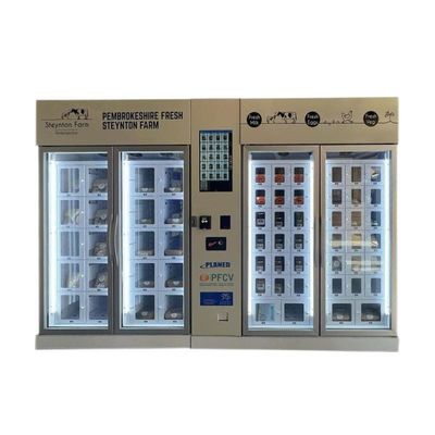 Máquina de venta de casilleros personalizable Sistemas de congelación de enfriamiento inteligente para productos agrícolas frescos congelados Máquina de venta