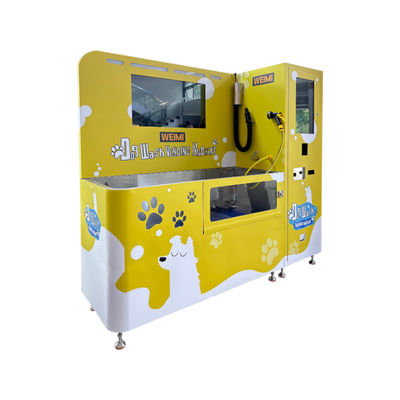 Máquina de lavado de perros de autoservicio conveniente para tiendas de mascotas Cuenta con pantalla táctil de 21,5 pulgadas y pantalla LCD de 32 pulgadas