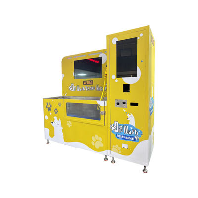 21.5 pulgadas de pantalla táctil 32 pulgadas de pantalla LCD W2000*D663*H1800 mm máquina de lavado para perros para empresas