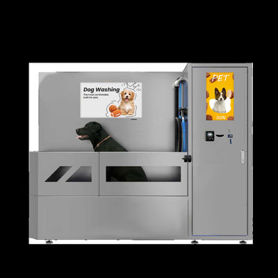 Máquina de lavado para perros multipropósito con chapa de metal y secador de alta / baja velocidad