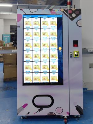 Máquina expendedora de cosméticos de pantalla de 55 pulgadas para cuidado de la piel, belleza y perfume