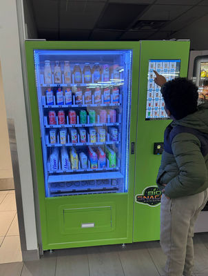 Aumente el éxito de su negocio de bocadillos con máquinas expendedoras de bocadillos y sistema de monitoreo de fecha de vencimiento en tiempo real