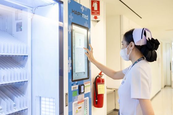 Fuerza laboral saludable Máquina de venta de farmacias para lugares de trabajo Fabricas con acceso rápido y fácil a medicamentos esenciales