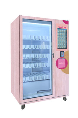 6 pisos * 10 ranuras Máquina expendedora de snacks con sistema de calefacción opcional 50 ° C y sistema de enfriamiento 3 ° C-20 ° C
