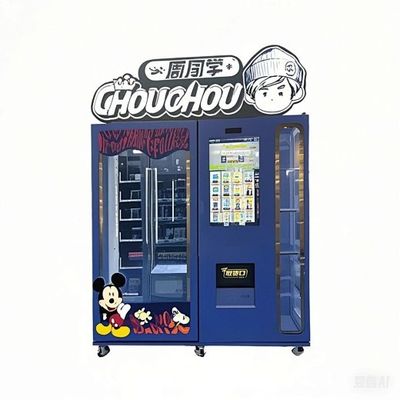 Máquina expendedora de pantalla grande de Disney para muñecos de juguetes IP con ascensor automático y caja de luz de logotipo personalizado