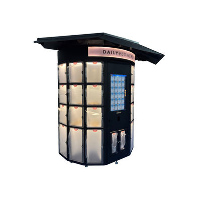 Máquina expendedora Power Locker de 820W con tamaños de taquillas personalizables y marco de chapa metálica