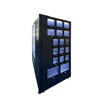 Máquina expendedora combo con taquillas 21.5 pulgadas pantalla táctil SDK función