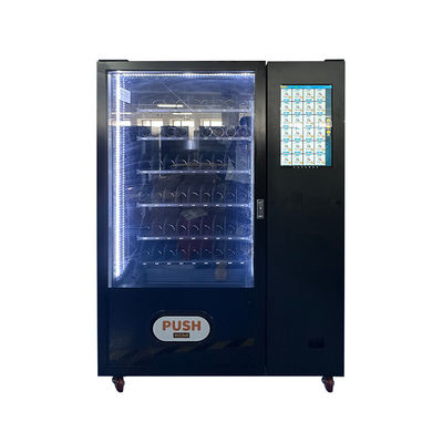 Máquina de venta de bebidas con taquillas adicionales para bocadillos grandes