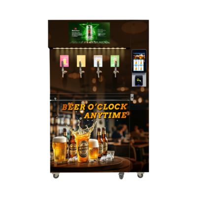 Máquina de venta de cerveza de calado de ahorro energético W97*D66*H205 Cm con sistema de refrigeración 5-8C