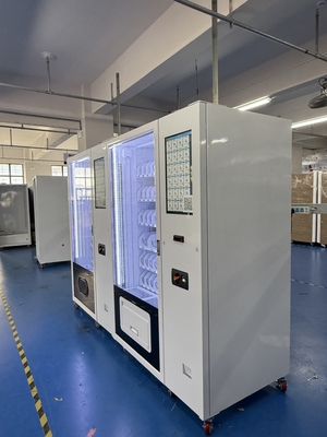 Máquina expendedora de alimentos congelados conveniente con capacidad para 350-600 productos y función de elevación, medidas: Ancho 166 cm * Profundidad 71 cm * Altura 217 cm