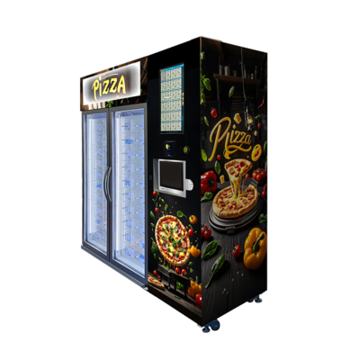 Máquina expendedora de alimentos congelados con 40 taquillas - Refrigeración a -22C con microondas