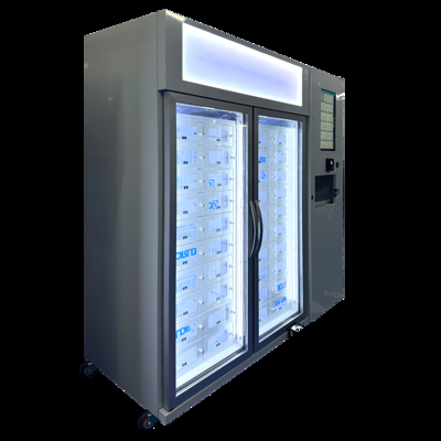 Máquina expendedora de alimentos congelados de 40 taquillas con refrigeración a -22℃