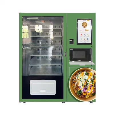 Frozen Food Vending Machine with Built-In Microwave Station 3℃ Refrigeration and Customizable Stickers & Wraps